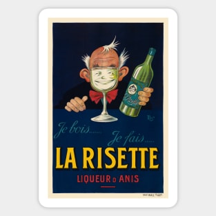 La Risette France Vintage Poster 1926 Sticker